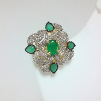 AD Ring Emerald Green