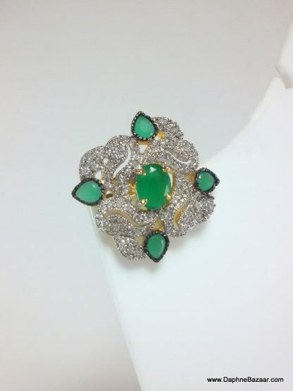 AD Ring Emerald Green