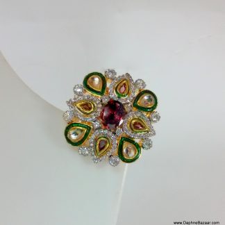 AD Kundan Mena Ring