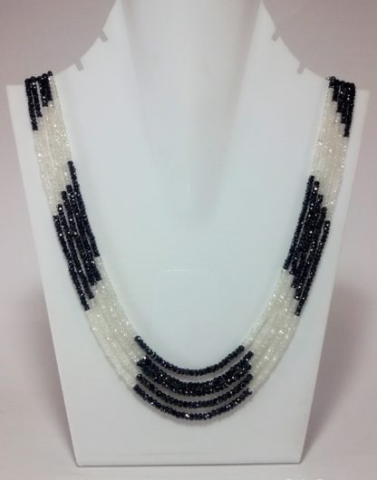 Black and White Cubic Zircon