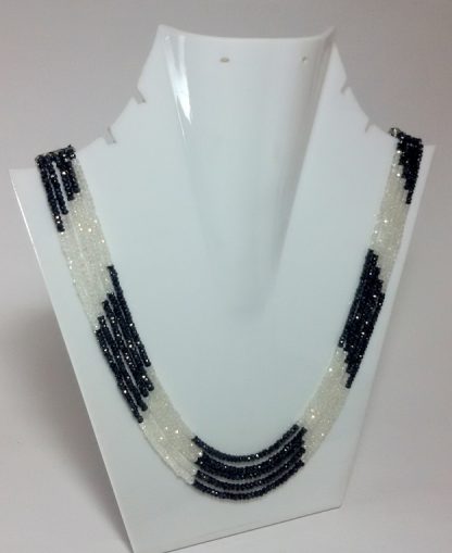 Black and White Cubic Zircon