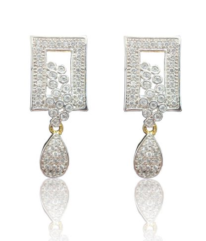 Daphne Bazaar Rectangular shapped Earrings