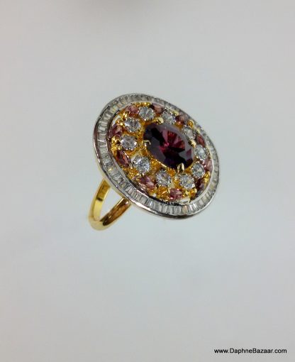 AD Ring Violet Stone