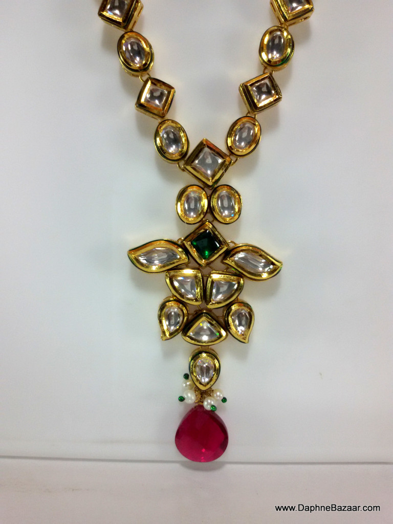 Kundan Necklace closer look