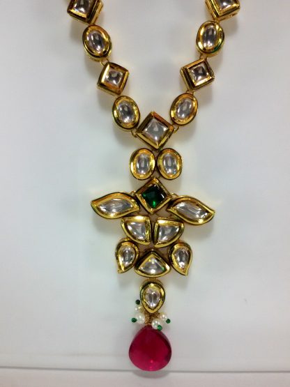 Kundan Necklace closer look