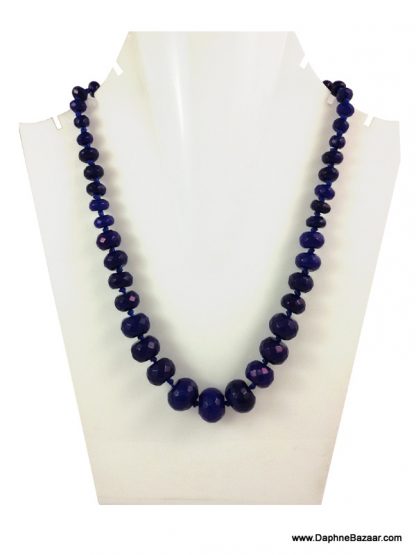 Daphne Bazaar Ink Blue Oval Onyx