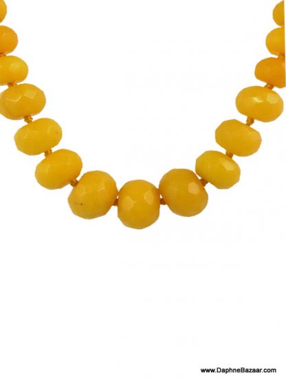 Daphne Bazaar Yellow Oval Onyx