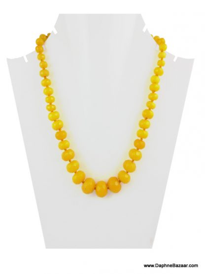 Daphne Bazaar Yellow Oval Onyx