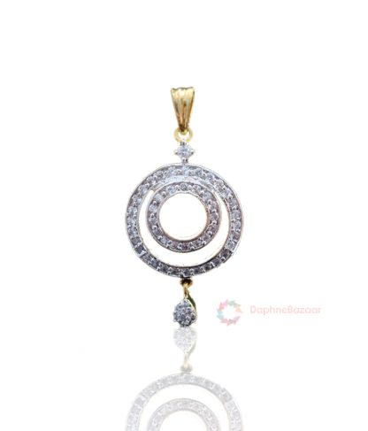 American Diamonds Round Shape Pendant