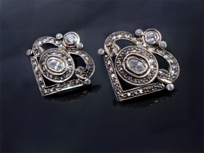 Daphne Sterling Silver Diamond Earring for Women