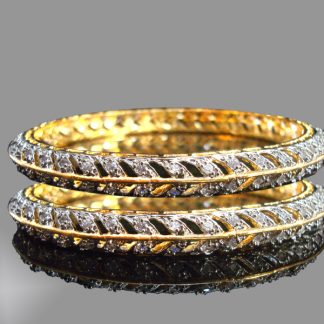 Daphne Studded Diamond Bangles for women