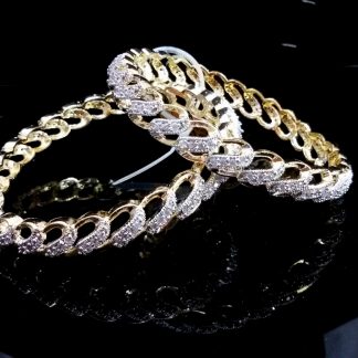 Daphne Sparkling AD studded Bangles, unquie design, best Gift for Wife