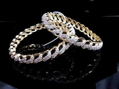 Daphne Sparkling AD studded Bangles, unquie design, best Gift for Wife