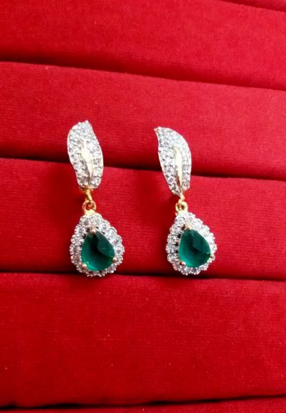 Daphne Sparkling Zircon Studded Earrings for Women, Anniversary Gift