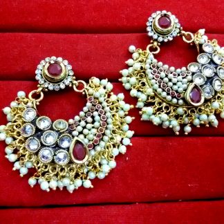 Daphne Pearl Polki Earrings collection for women