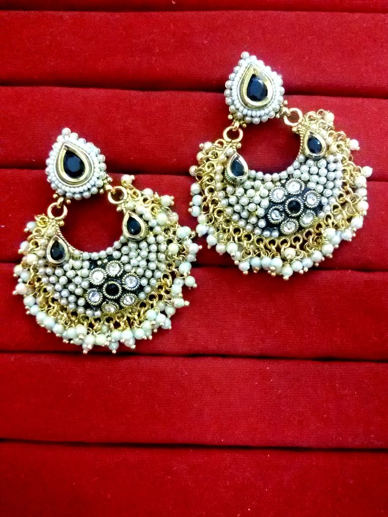 Daphne Wedding Earrings collection for women White Pearls and Sparkle for gift