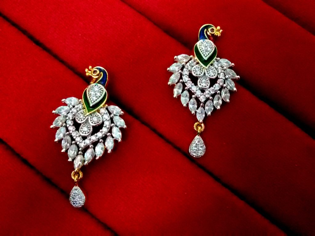 Daphne Party Wear Peacock Earrings