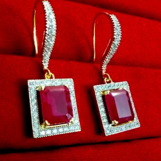 Daphne Party Wear Pink CZ Hanging for women, Best Gift