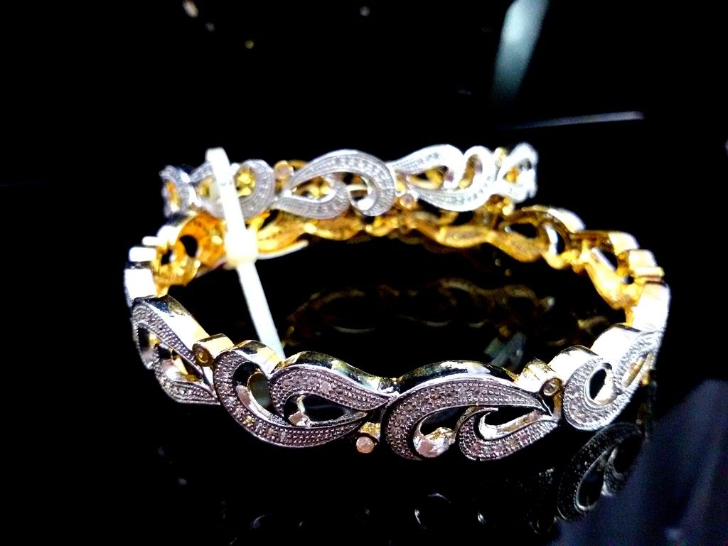 Daphne Sparkling AD Studded Bangles design, best Gift for Wife