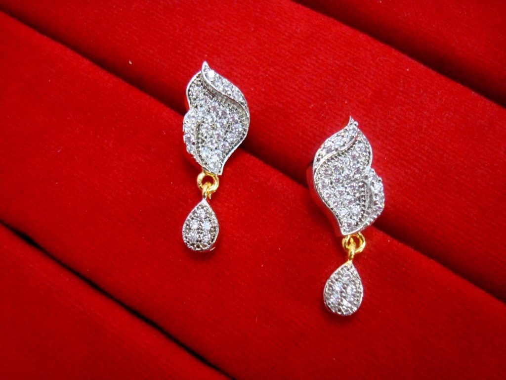 Daphne Ethnic Sparkler Studded Zircon Earrings