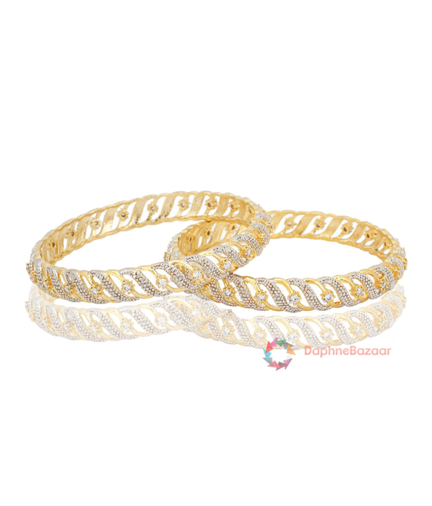 Daphne AD Zircon Bangles for Women