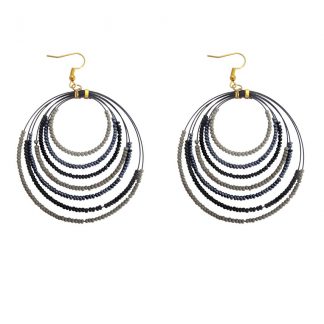 Daphne Chandelier Flexible Beads Earrings for Women