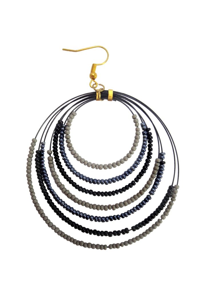 Daphne Chandelier Flexible Beads Earrings for Women - CLOSER LOOK