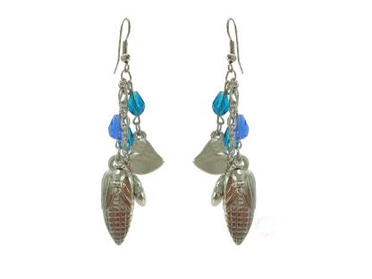 Daphne Fashion Blue Beads Earrings for Women, Gift For Wife