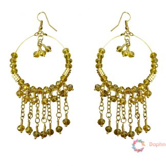 Daphne Fashion Chandelier Lime Beads Earrings for Women