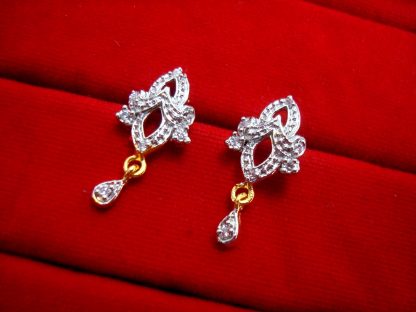 Daphne Desginer Zircon Peacock Mangalsutra for Women Earrings