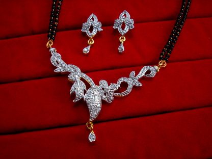 Daphne Desginer Zircon Peacock Mangalsutra for Women, Gift for Wife