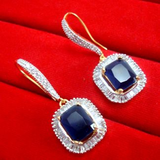 Daphne Party Wear Blue CZ Hanging for women, Return Gift for Rakhi - Closer Look