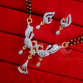 Daphne Zircon Peacock Mangalsutra for Women