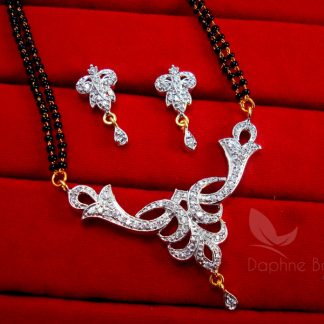 Daphne Vivaah Collection Zircon Studded Mangalsutra for Women Gift for Wife