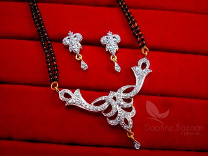 Daphne Vivaah Collection Zircon Studded Mangalsutra for Women Gift for Wife