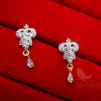 Daphne Vivaah Collection Zircon Studded Mangalsutra for Women Gift for Wife - EARRINGS