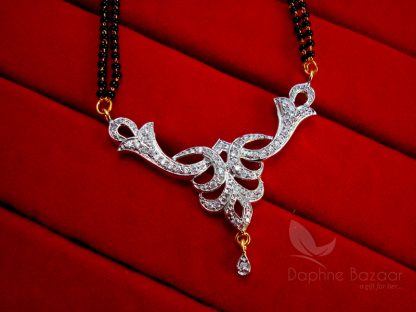 Daphne Vivaah Collection Zircon Studded Mangalsutra for Women Gift for Wife - PENDANT