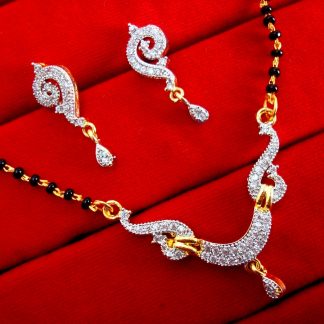 Daphne Designer Zircon Mangalsutra for Women, Gift for Wife