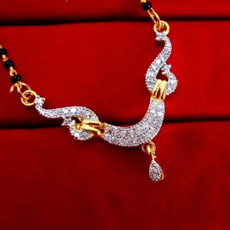 Daphne Designer Zircon Mangalsutra for Women, Gift for Wife - Pendant