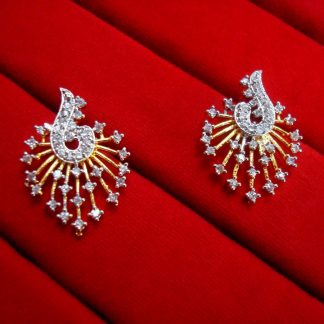 Daphne Designer Zircon Pendant and Earrings for Women, For Anniversary Gift - Earrings