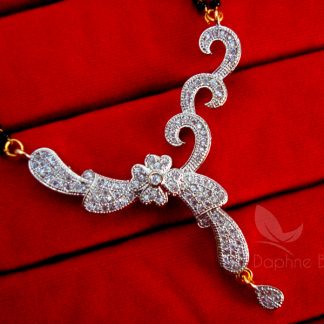 Daphne Designer Zircon Flora Art Mangalsutra set - PENDANT