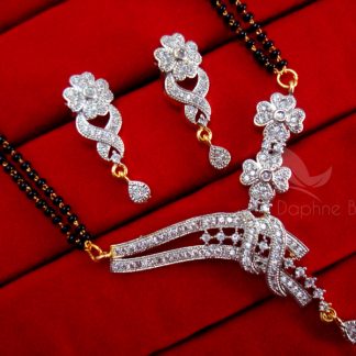 Daphne Zircon Art Peacock Mangalsutra set