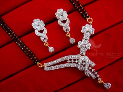 Daphne Zircon Art Peacock Mangalsutra set