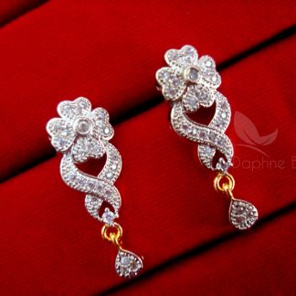 Daphne Zircon Art Peacock Mangalsutra set - EARRINGS