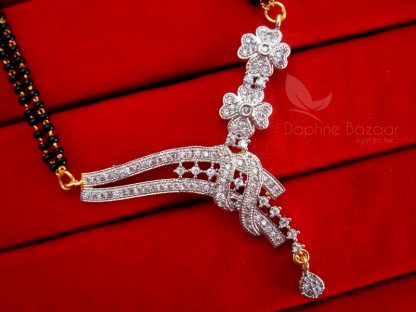 Daphne Zircon Art Peacock Mangalsutra set - PENDANT