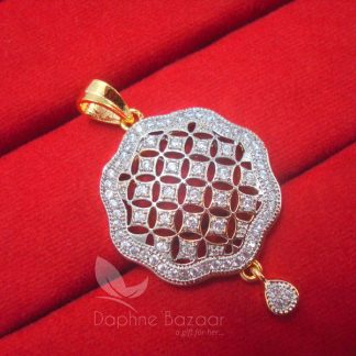 AD50 Daphne Zircon Studded Designer Pendant