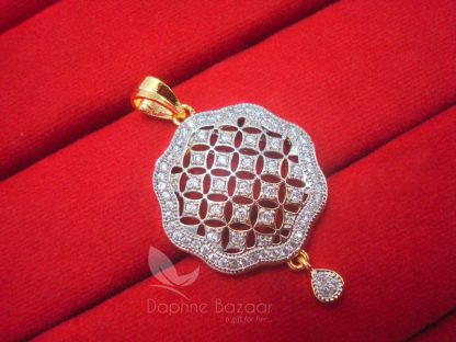 AD50 Daphne Zircon Studded Designer Pendant