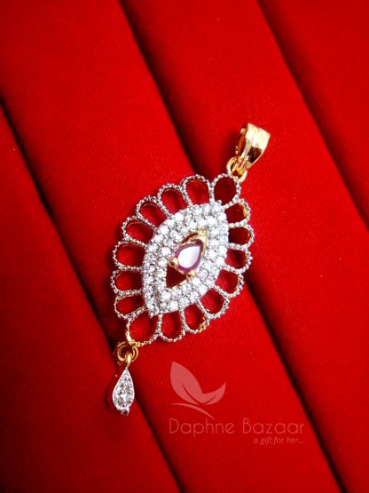 AD53P, Daphne Cute Pink Zircon Pendant