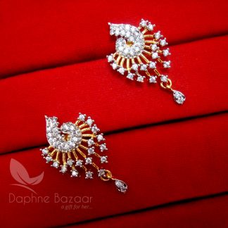 AD54 Daphne Zircon Studded Earings