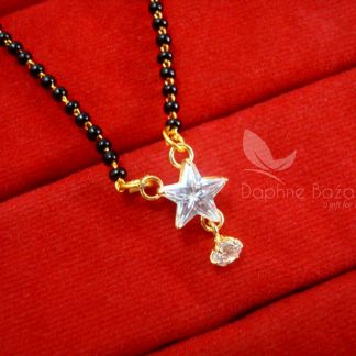 ME111 Daphne Cute Zircon Mangalsutra set for Women, VALENTINE Gift - PENDANT